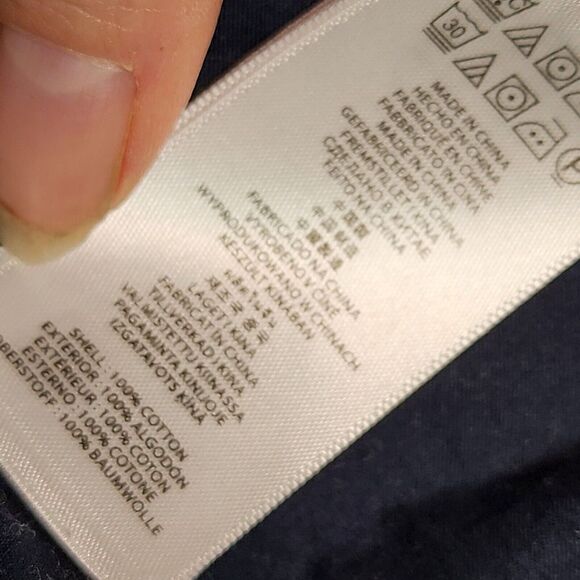 Michael Kors Jacket Womens S Navy Blue Long Sleeve Pockets Anorak Windbreaker - Picture 2 of 6